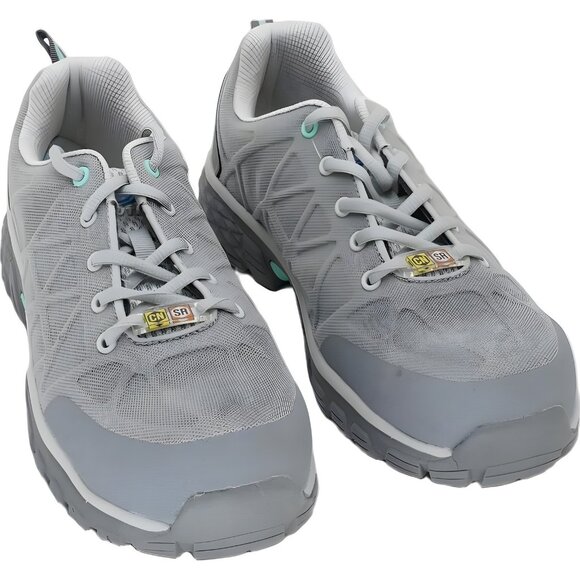 Nautilus Women's Spark Oxford Work Sneakers Gray Slip-Resistant US 10 - Picture 1 of 6